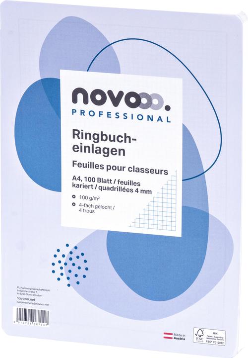 Actual product image Novooo Ringbucheinlagen A4