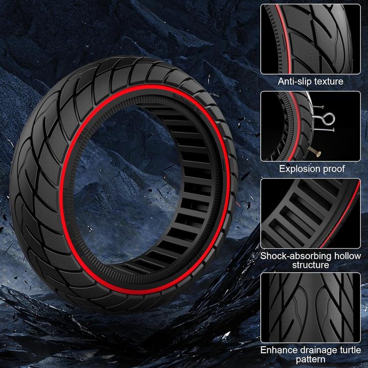 Actual product image Ouxi Ersatz-Vollgummireifen