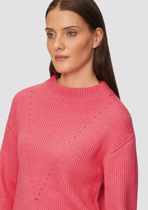 Immagine prodotto S.Oliver Strickpullover Oversized-Strickpullover mit Ajour-Detail (XL)