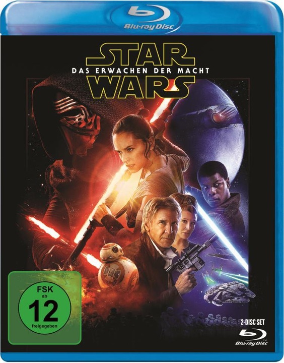 Star Wars: The Force Awakens (Blu-ray, 2015, Deutsch, Englisch)