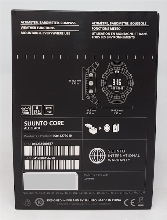 Produktbild Suunto Core All Black (49.10 mm)