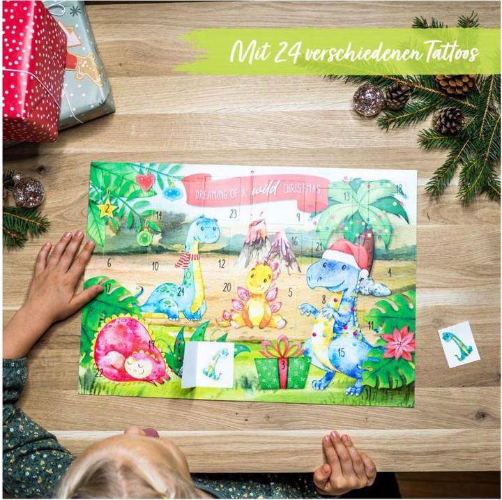 Produktbild Papierdrachen Tattoo - Dino