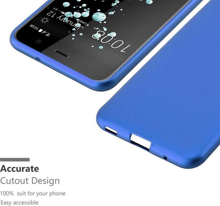 Actual product image Cadorabo TPU Matt Metallic Cover (HTC U Play)
