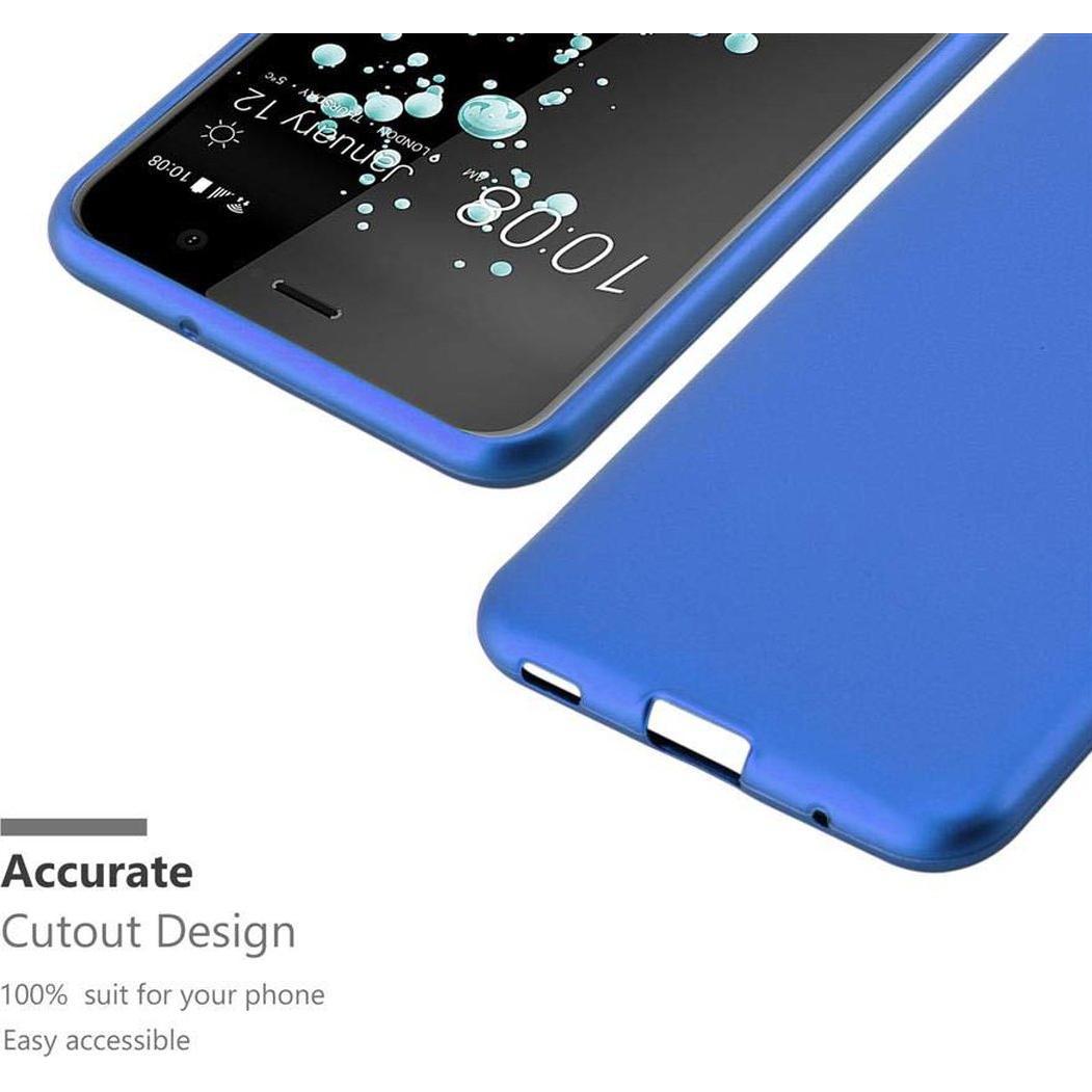 Thumbnail - Cadorabo TPU Matt Metallic Cover (HTC U Play), Smartphone Hülle, Blau