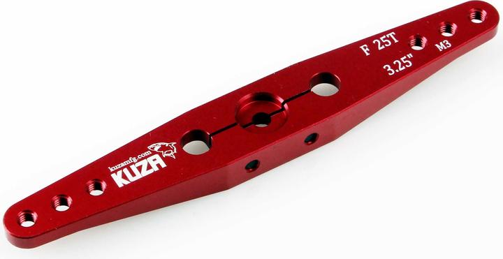 Produktbild Kuza Servohebel 2-Arm Futaba 25T 84/72/60mm 3.25" M3 Heavy Duty V2 Aluminium
