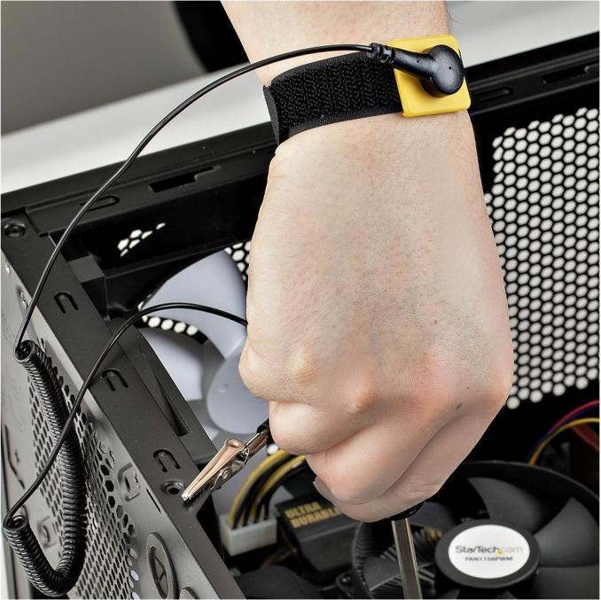 Actual product image StarTech .com ESD-WRIST-STRAP, 150 cm, Schwarz