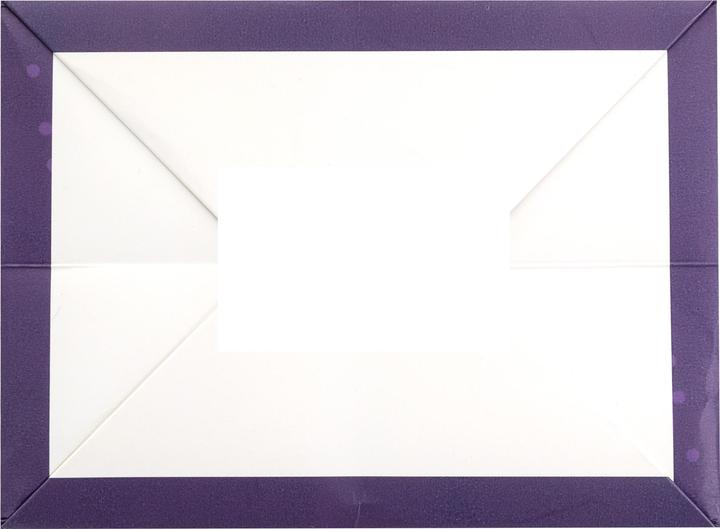 Produktbild Idena Flaschentasche Weihnachten lila 12x9x36cm (Flaschentasche)