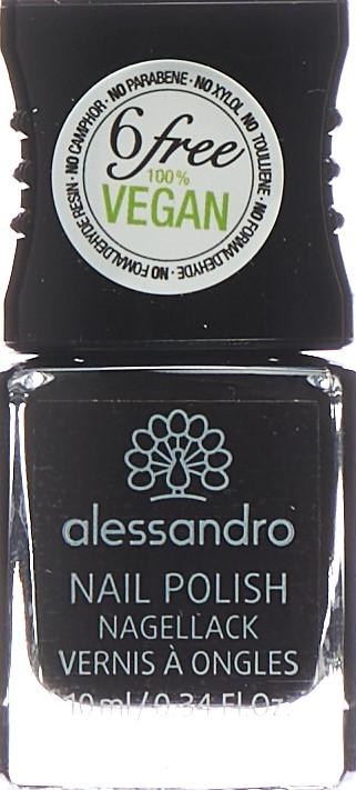 Produktbild Alessandro Nail Polish (77 Midnight Black, Farblack)