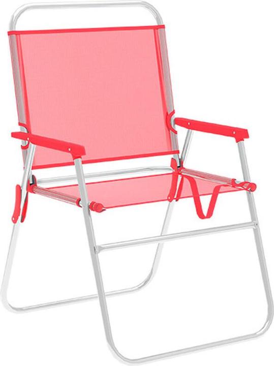 Produktbild Marbueno Gepolsterte Campingstuhl Koralle 52 x 80 x 56 cm