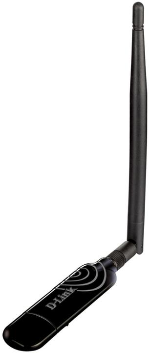 Image du produit D-Link DWA-137, Avec fil, USB, WLAN, Wi-Fi 4 (802.11n), Noir (USB 2.0)
