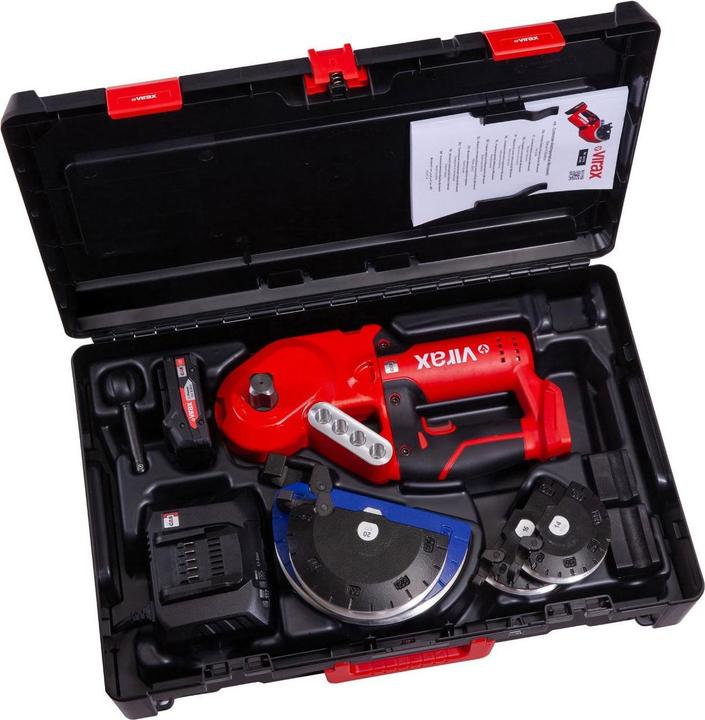 Produktbild Virax MINISTEM-BIEGEZANGE 18V 14-16-20-26MM KOMPAKTES und LEICHTES 18V Biegegerät 4,9 kg / 1x 2,0 Ah