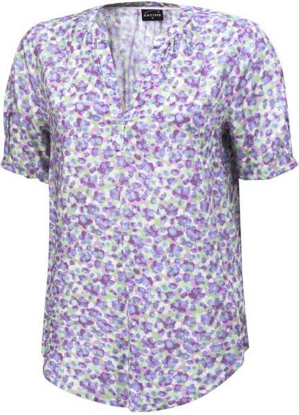 Immagine prodotto Artime Kurzarmbluse, romantischer Print, oversized (M)