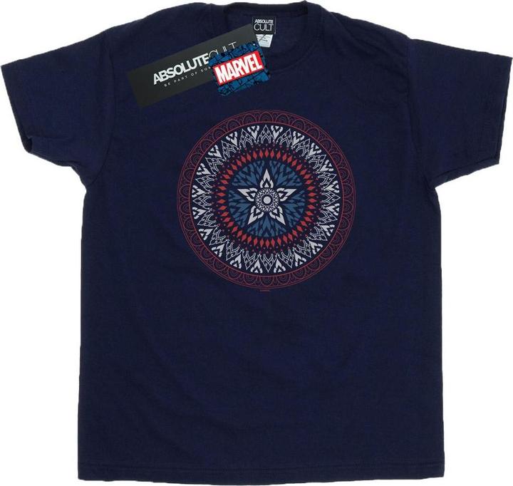 Immagine prodotto Captain America Ornamental Shield Maglietta Uomo (M)