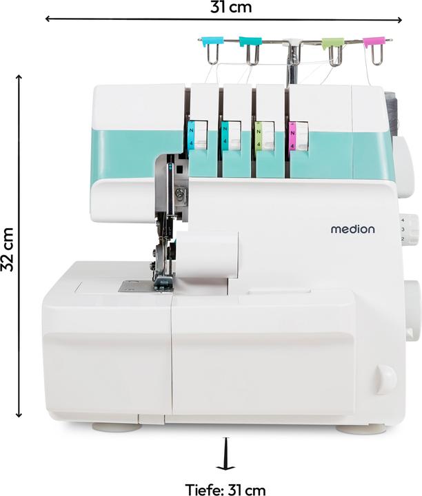 Actual product image Medion Sewing machine Life Overlock SO90