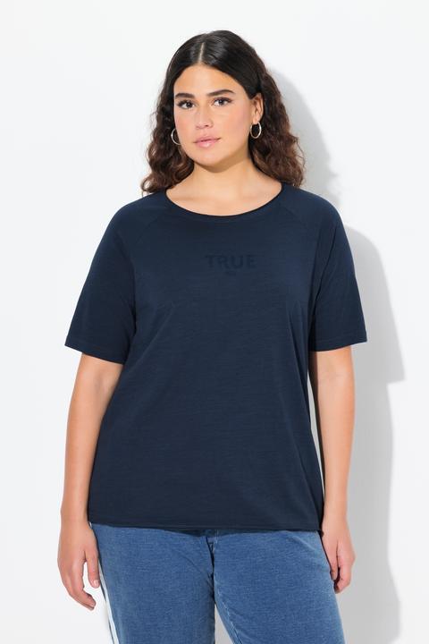 Actual product image Ulla Popken TRUE Lettering Short Sleeve Tee (62)