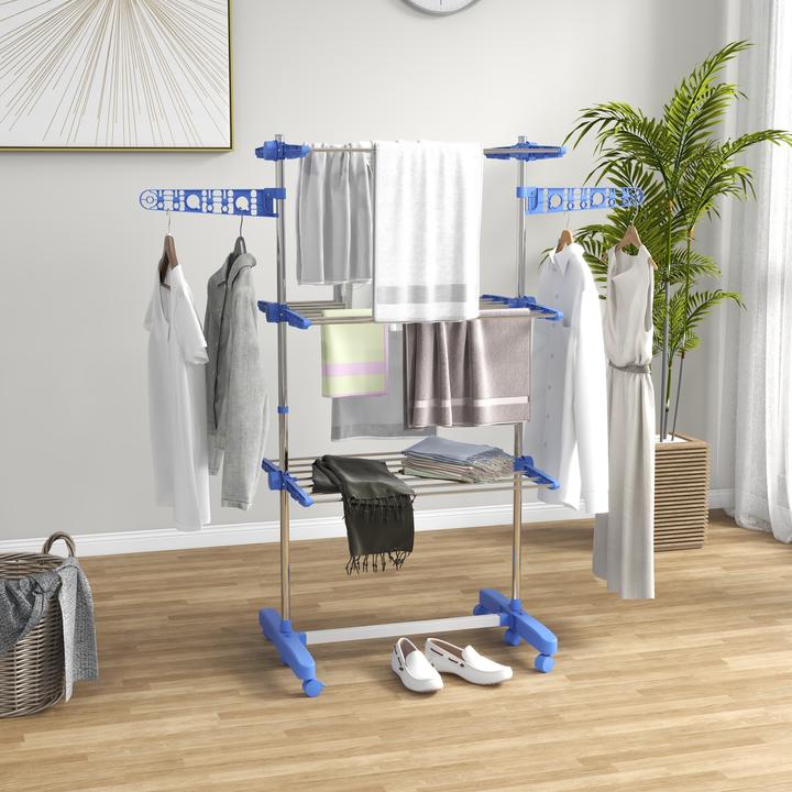 Actual product image Homcom Wäscheständer mit Kleiderhaken
