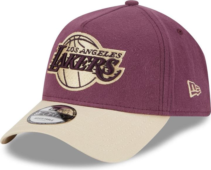 Actual product image New Era A-Frame 9Forty Cap MOLESKIN Los Angeles Lakers (One size)