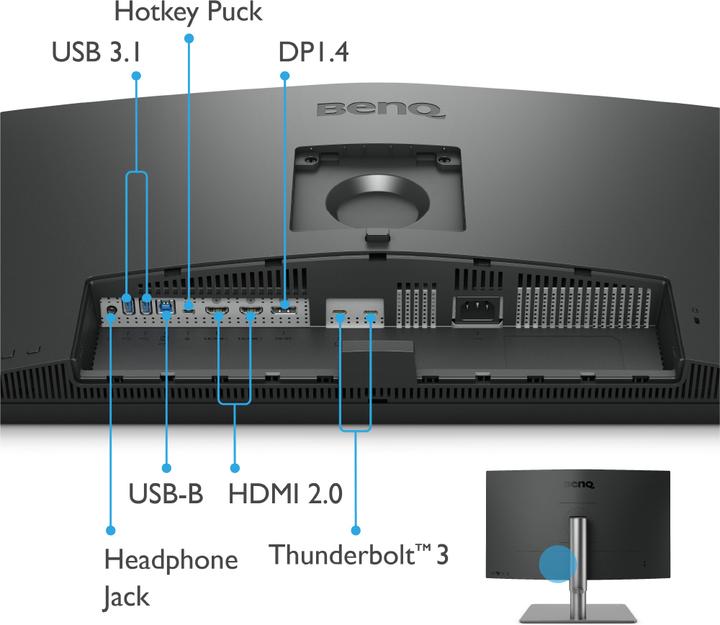 Productafbeelding BenQ PD2725U (3840 x 2160 Pixels, 27")