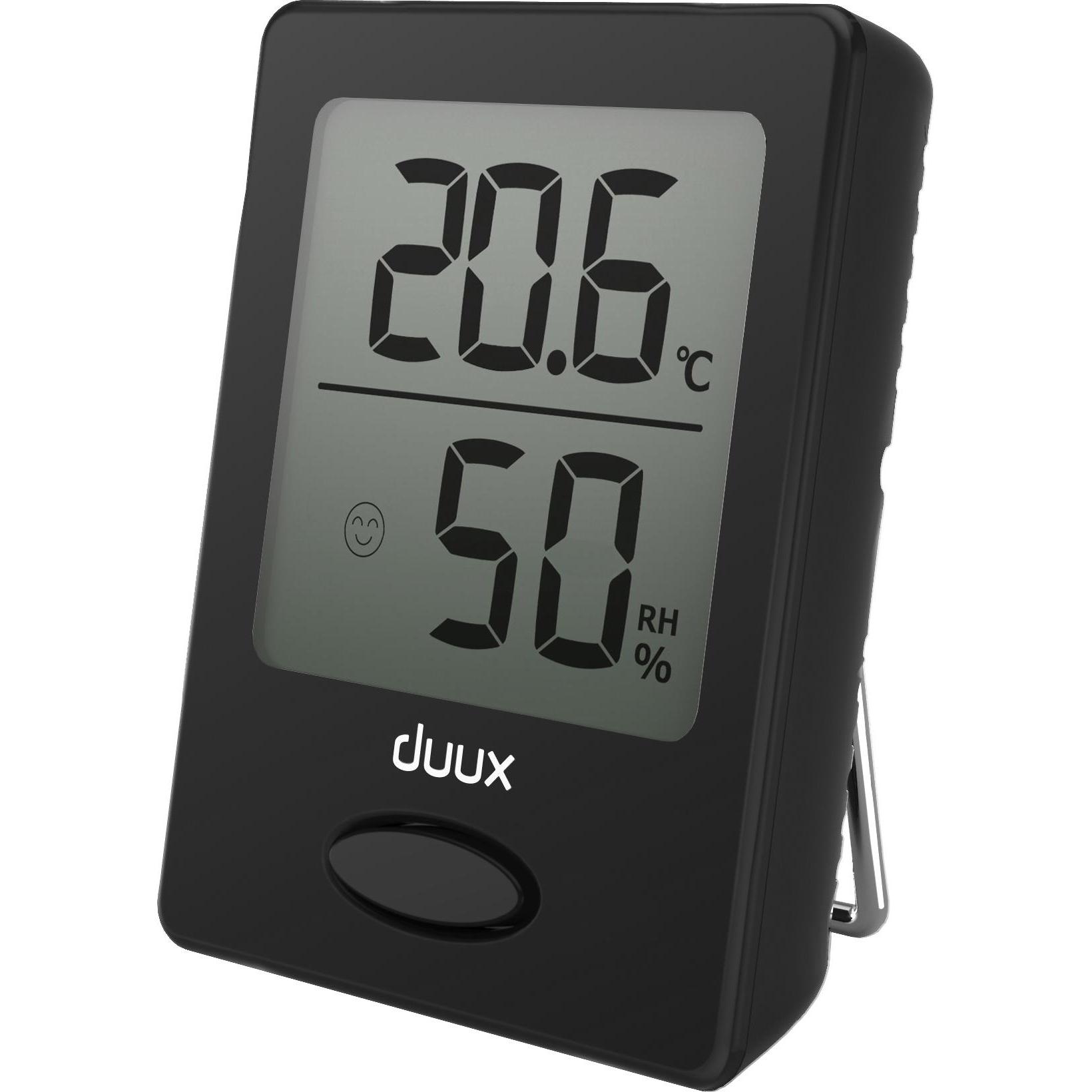 Duux DXHM02 Sense, Thermometer + Hygrometer, Schwarz