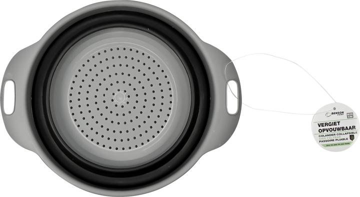 Actual product image Benson Home Colander foldable round black (29 cm)