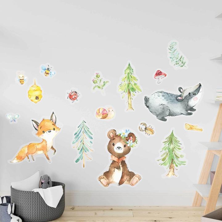 Image du produit Papierdrachen Animaux de la forêt (22 x 30 cm)