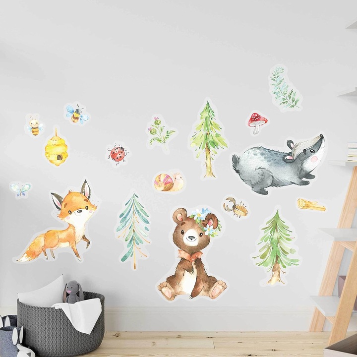 Actual product image Papierdrachen Forest animals (22 x 30 cm)