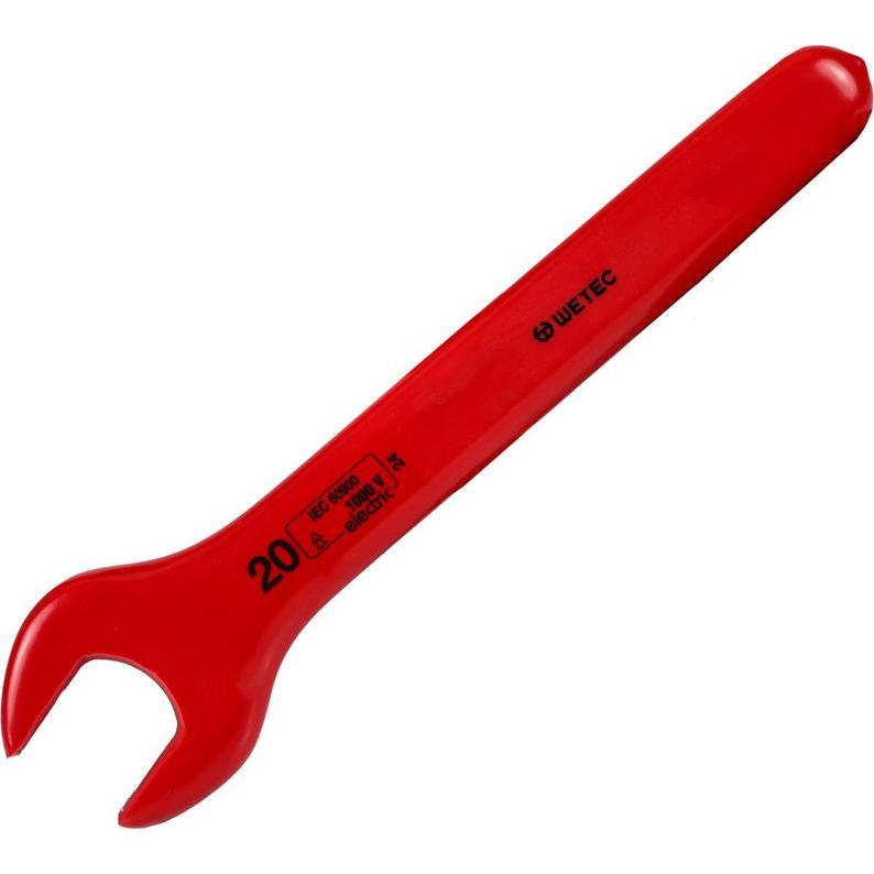 Wetec, Schraubenschlüssel, Einmaulschlüssel, DIN 7446, tauchisoliert, Schlüsselweite 20 mm, 1.000 V (20 mm)