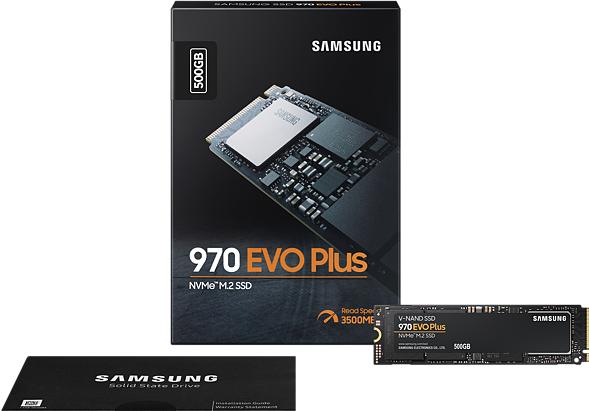 Produktbild Samsung 970 EVO Plus (500 GB, M.2 2280)