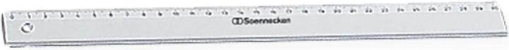 Produktbild Soennecken Lineal Länge: 30 cm Werkstoff: Kunststoff (30 cm, Kunststoff)