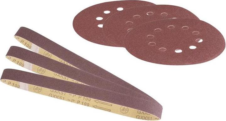 Actual product image Scheppach Grinding set 12 pieces (Grain size 60)