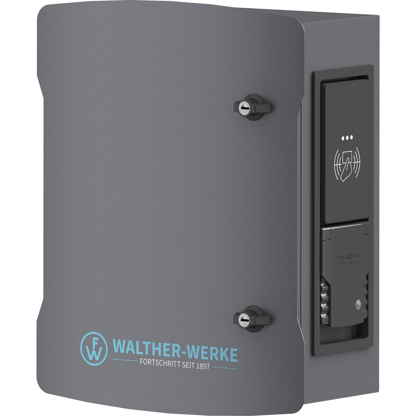 Walther Werke, Stazione di ricarica auto elettriche, WaltherWerkeE-Mobil. Wallbox smartEVO PRO 22 98601255 (Tipo 2, 22 kW, 32 A)