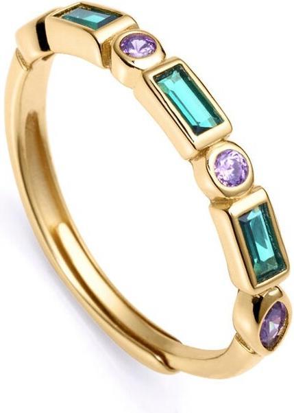Image du produit Viceroy Belle bague plaquée or avec zirconium 9120A0 - Circuit : 53 mm (53)