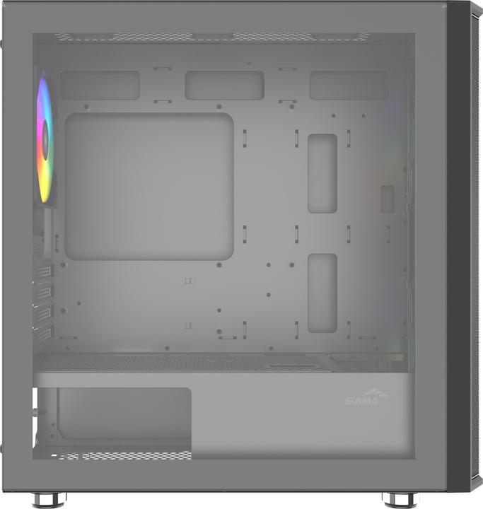 Produktbild Sama Gears S30, Black mATX Mid-tower Case (ITX, Micro ATX (mATX))