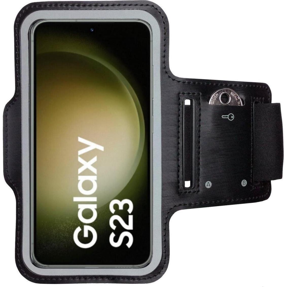 Thumbnail - CoverKingz Sportarmband für Samsung Galaxy S23, Smartphone Sportarmband, Schwarz