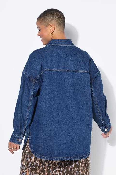 Image du produit Studio Untold Chemisier en jean oversize, poches poitrine (56)