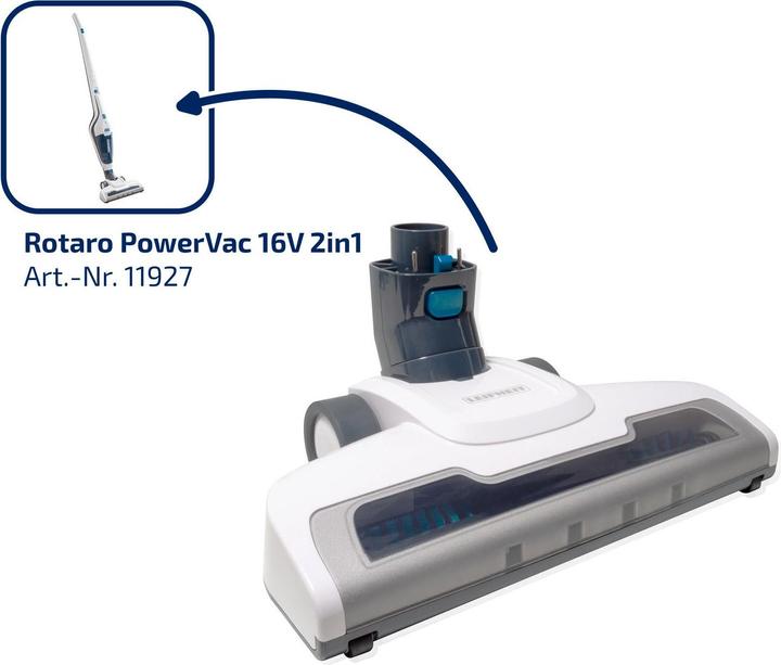 Actual product image Leifheit Bodendüse Rotaro PowerVac 2in1 16V