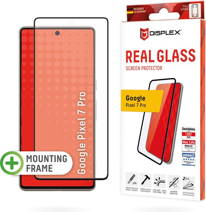 Produktbild Displex Real Glass, Full Cover Panzerglas (1 Stück, Google Pixel 7 Pro)
