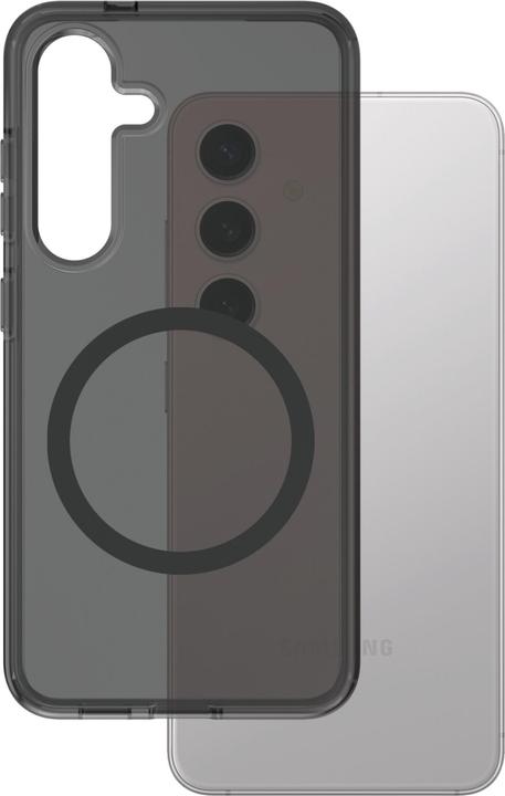 Actual product image PanzerGlass CARE by ® Flagship Case Urban Combat Smokey w. Black Qi Compatible Samsung Galaxy S 2025 (Samsung Galaxy S25+)