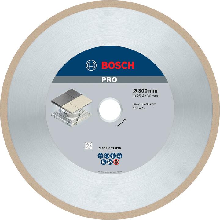 Produktbild Bosch Professional Zubehör PRO Ceramic Diamanttrennscheibe, 300 x 30/25,4 mm