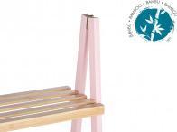 Produktbild Berilo treppenregal 4 böden bambus rosa (30 x 40 x 109.30 cm)