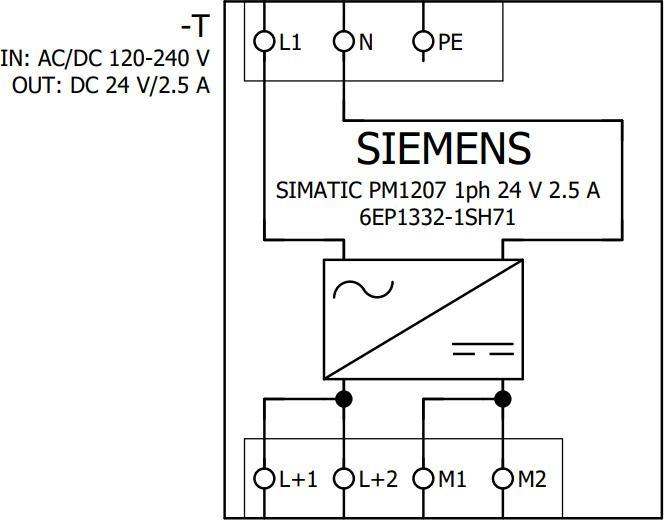 Produktbild Siemens Hutschienen-Netzteil (DIN-Rail