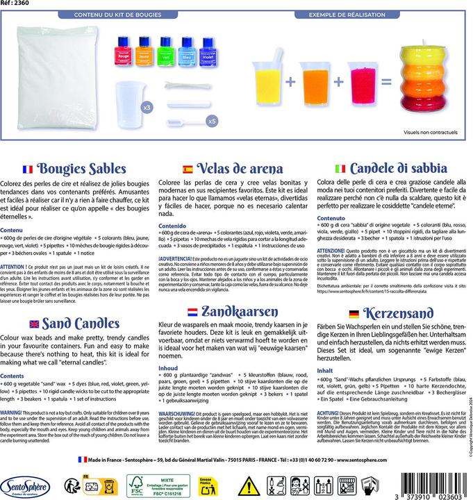 Image du produit Sentosphere Sandkerzen