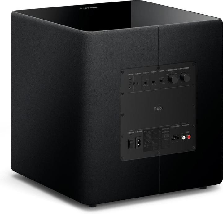 Actual product image KEF KUBE 12 MIE Subwoofer, black (1 pcs., 300 W)