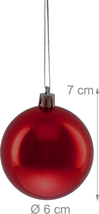 Actual product image Relaxdays Weihnachtskugeln 100er Set (100 -part)