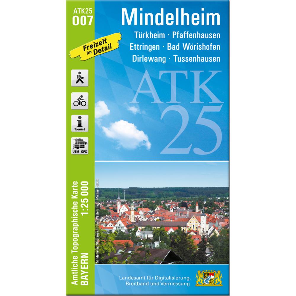 ATK25-O07 Mindelheim (Amtliche Topograp, Landkarte