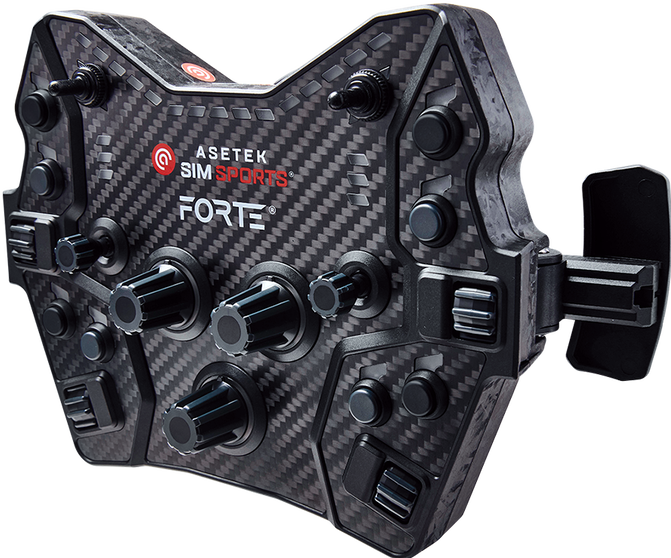 Produktbild Asetek SimSports Forte GT Button Box - Black Edition