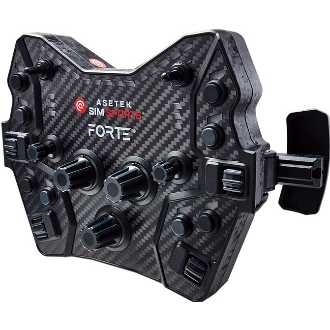 Thumbnail - Asetek SimSports Forte GT Button Box - Black Edition, Gaming Controller, Schwarz