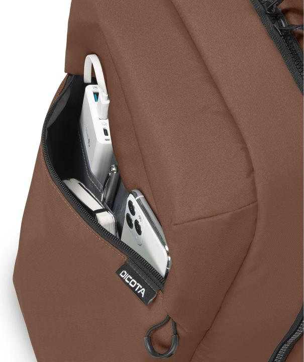 Actual product image Dicota Backpack COMMUTER 13-16 BROWN (16 l)