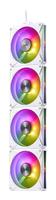 Image du produit Adata Lüfter XPG HURRICANE MAG 120 (120mm ARGB PWM Fan 4er Pack)WH retail (120 mm, 4x)