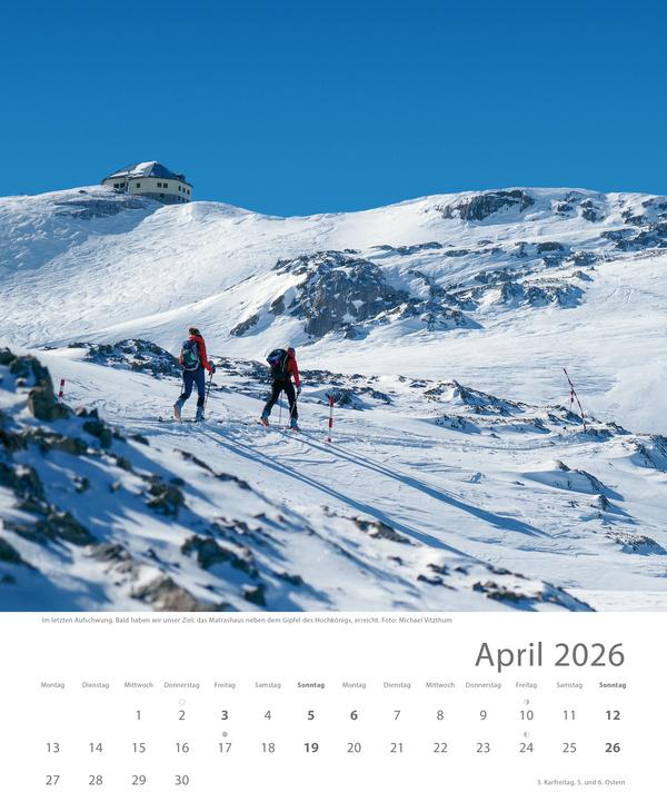 Produktbild Htten unserer Alpen 2026 (30,5 x 38 cm)